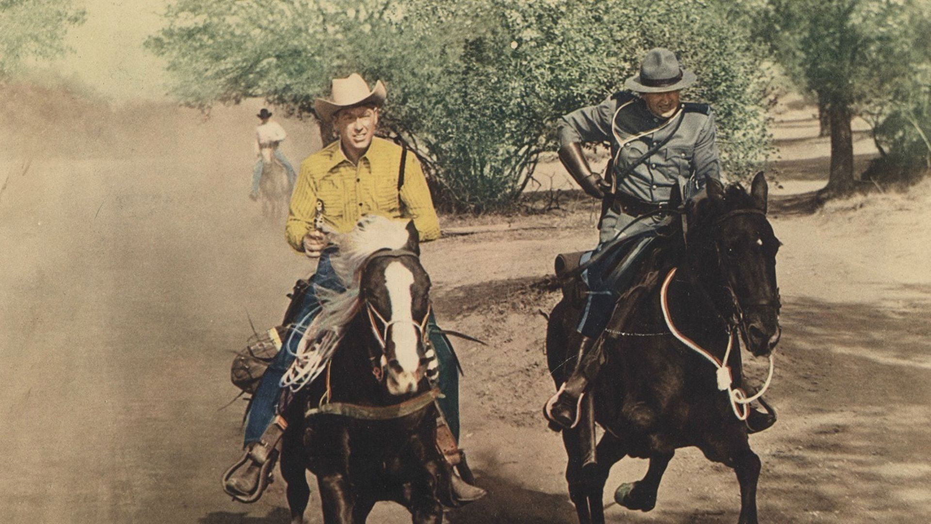 Border Saddlemates Background