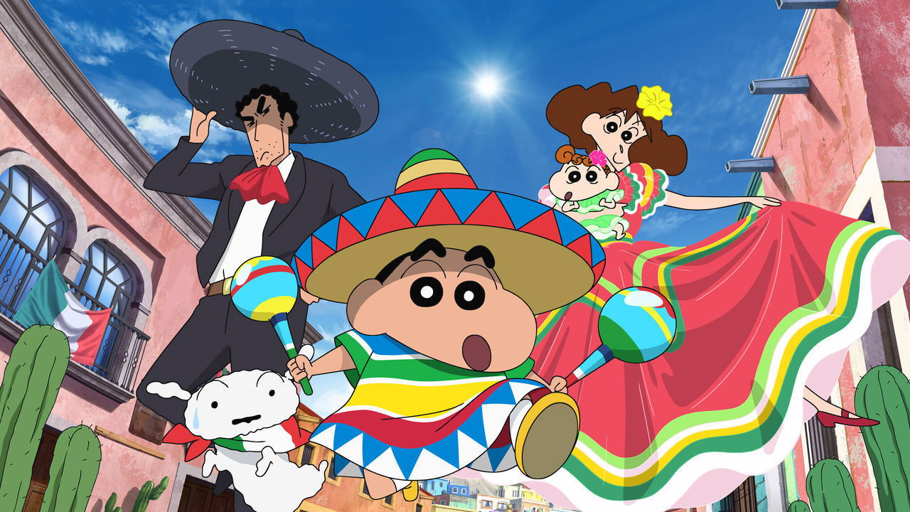 Crayon Shin-chan: My Moving Story! Cactus Large Attack! Background