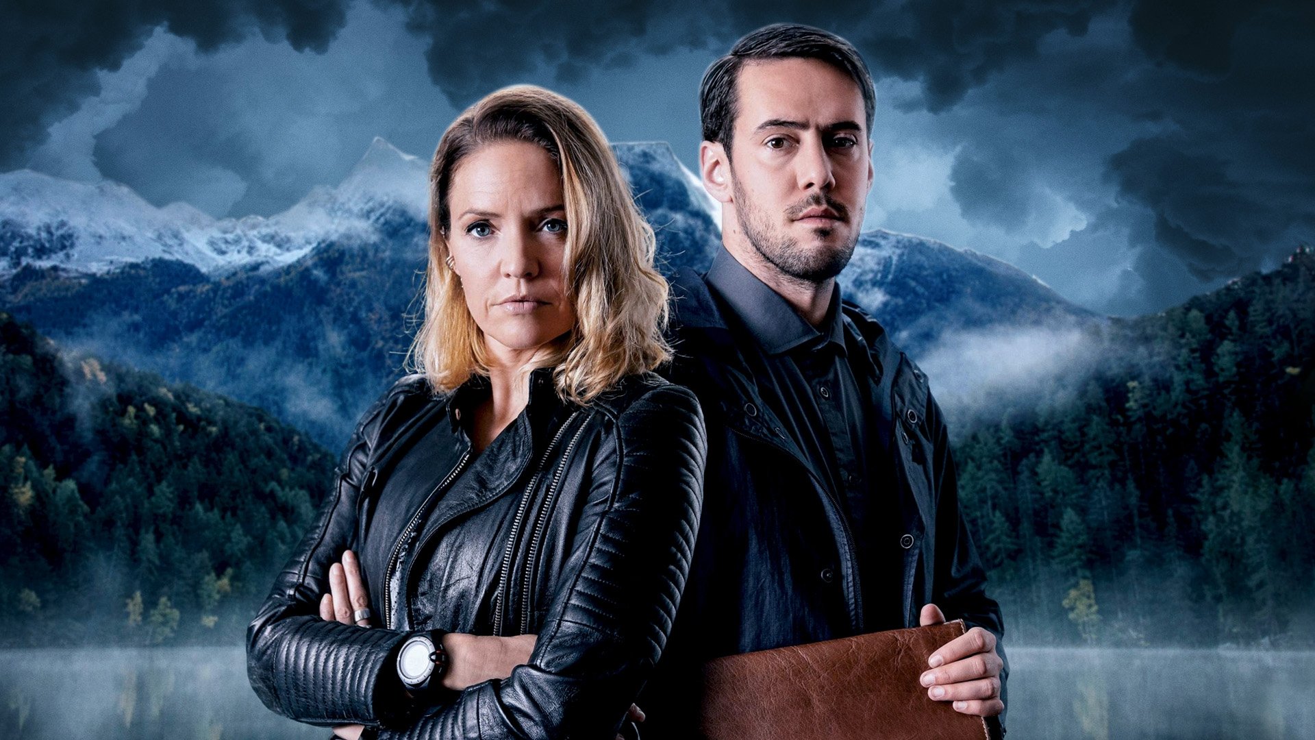 Das Mädchen aus dem Bergsee Background