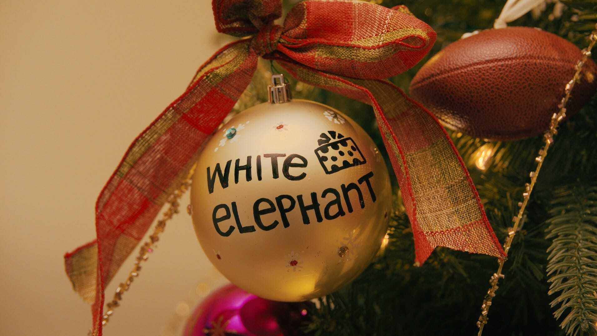 White Elephant Background
