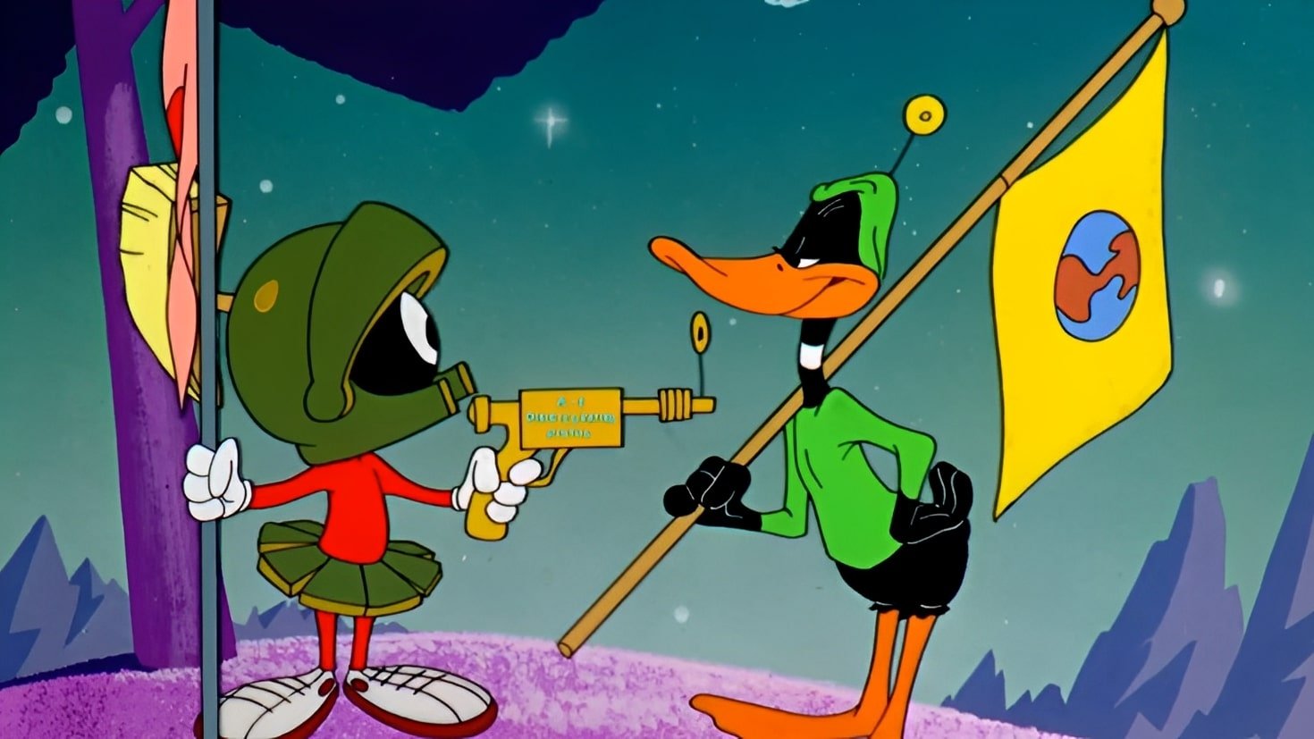 Duck Dodgers in the 24½th Century Background