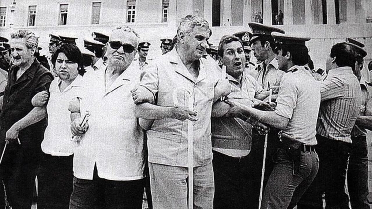 The Struggle of the Blind Background