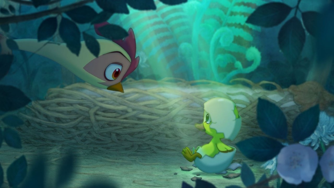 Leafie, a Hen Into the Wild Background