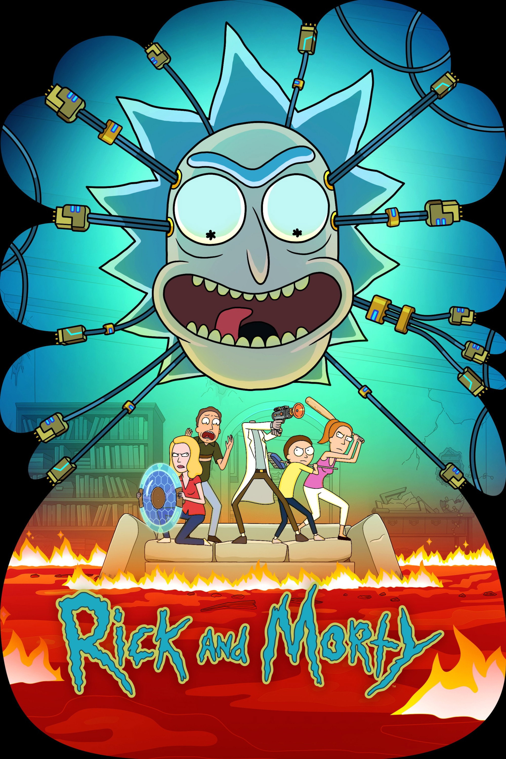 Rick and Morty Background (Poster)