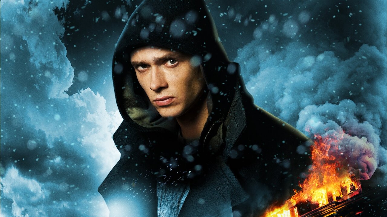 Black Lightning Background