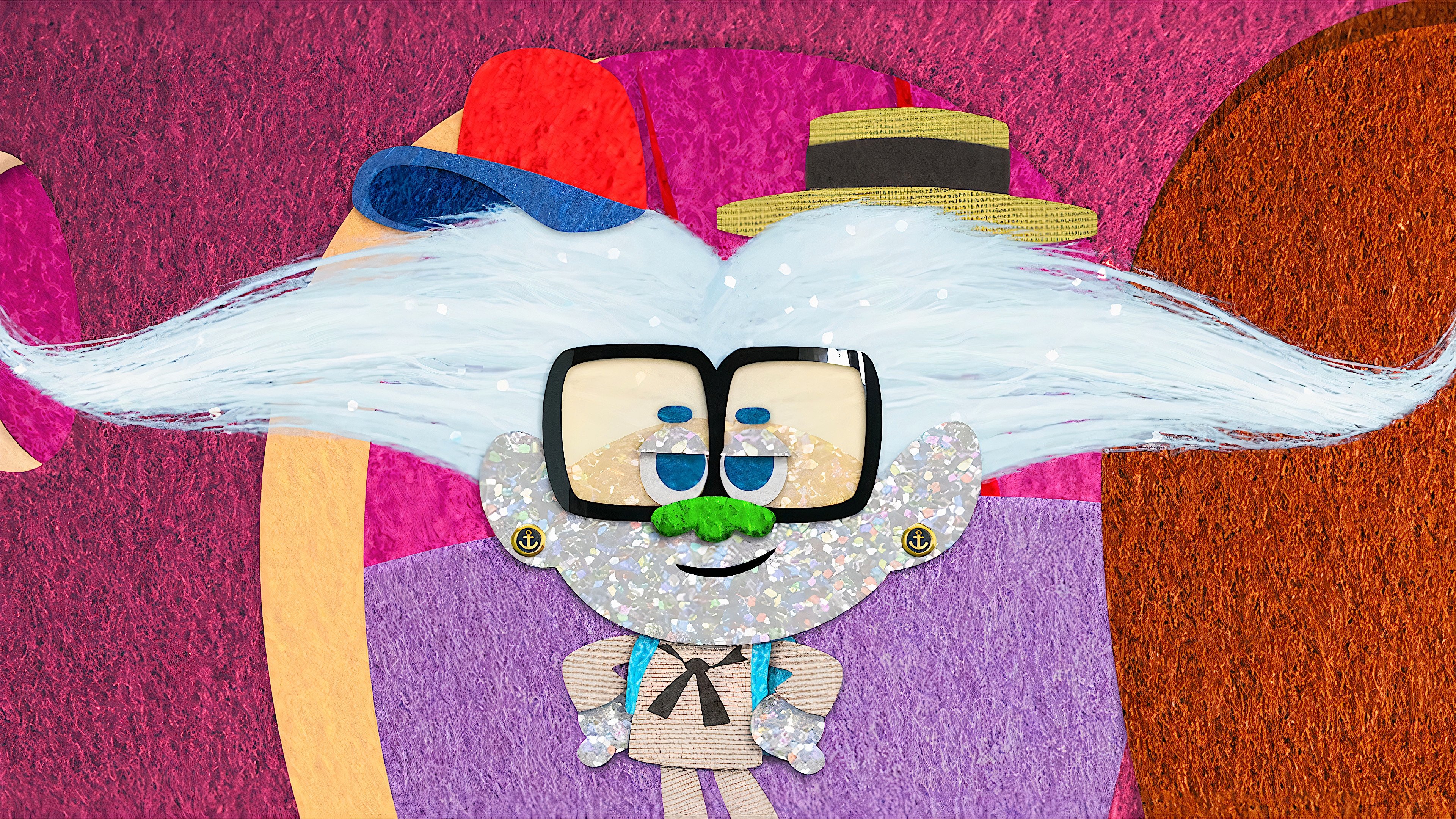 Trolls: Tiny Diamond Goes Back to School Background