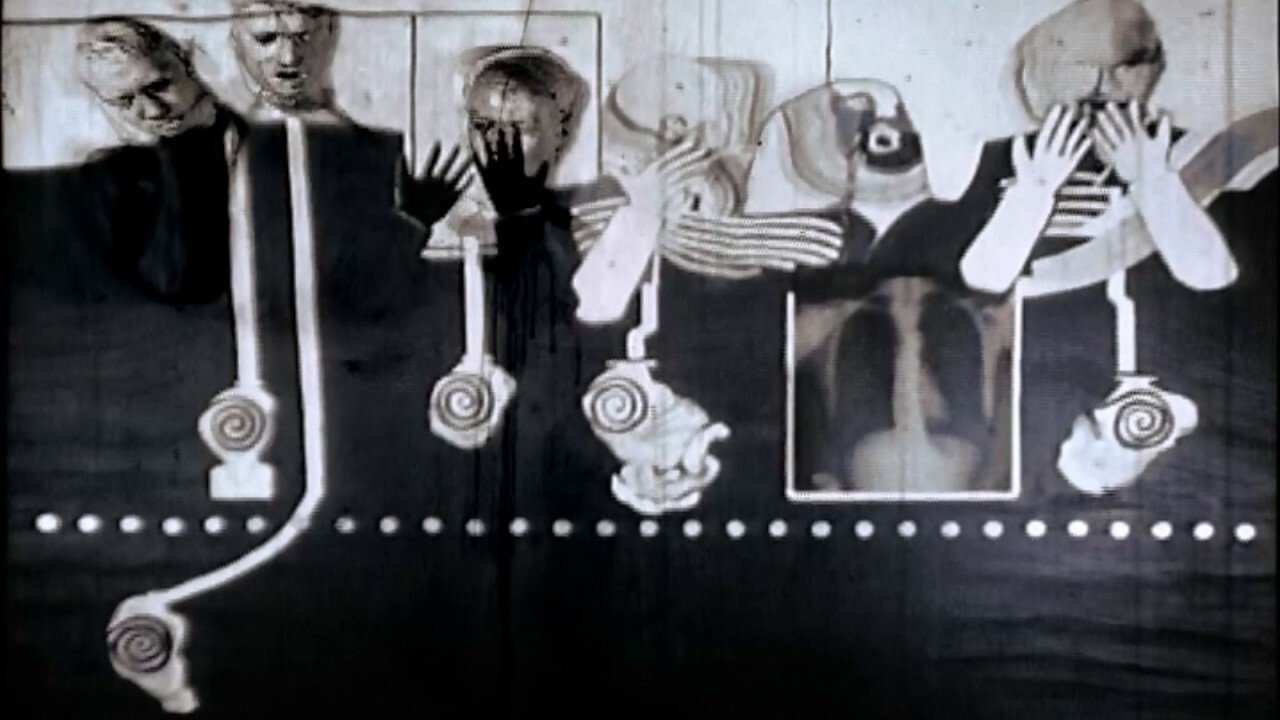 Six Men Getting Sick Background