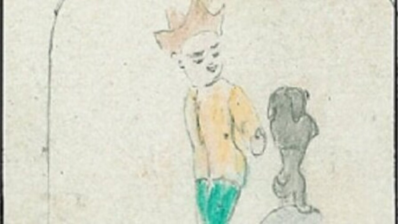 Clown and His Dogs Background