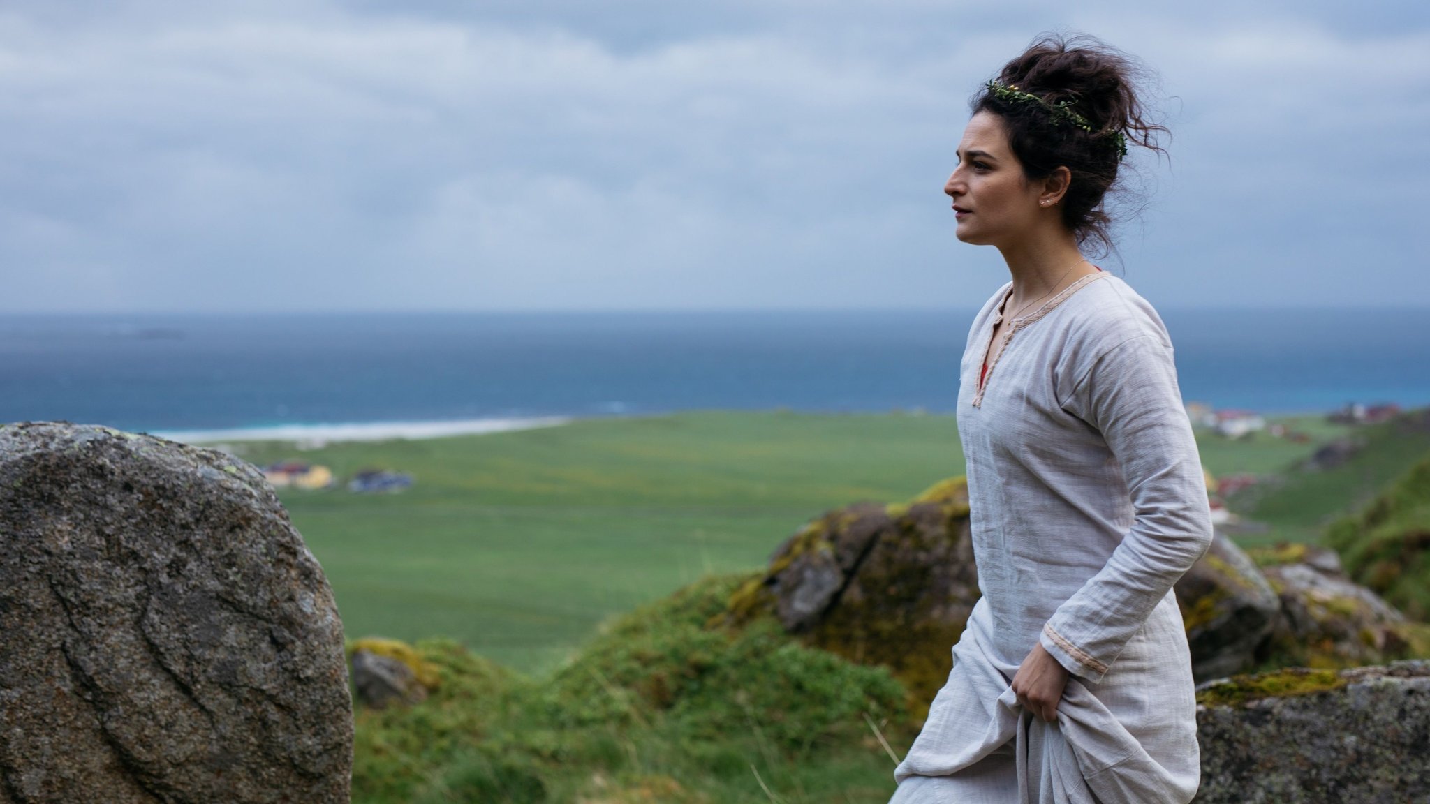 The Sunlit Night Background