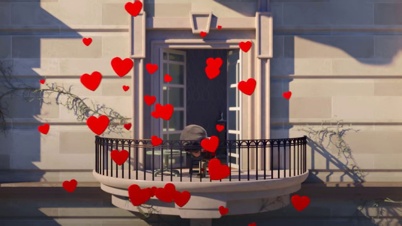 Love on the Balcony Background