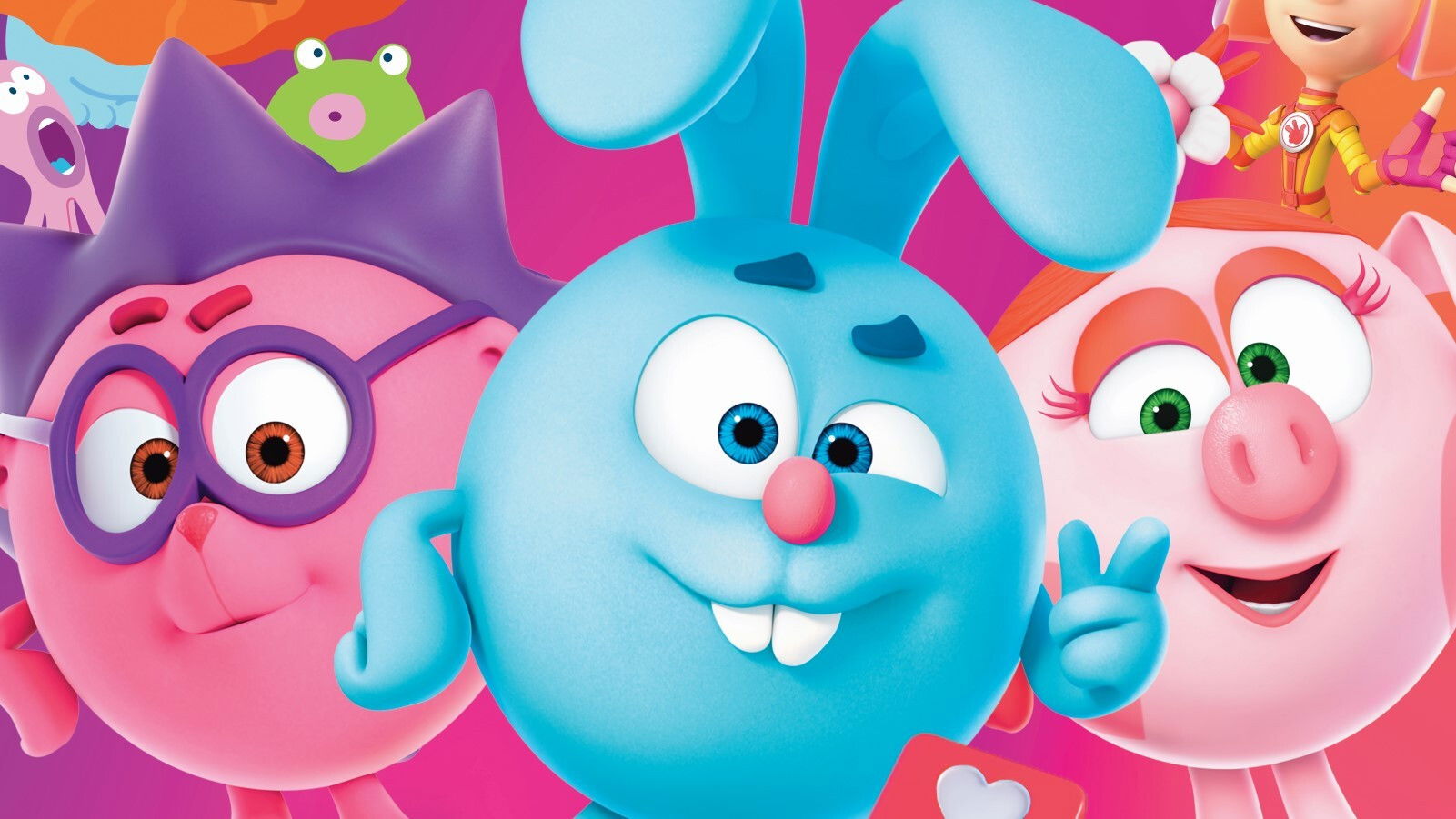 Kikoriki and friends at the movies. Issue 2 Background