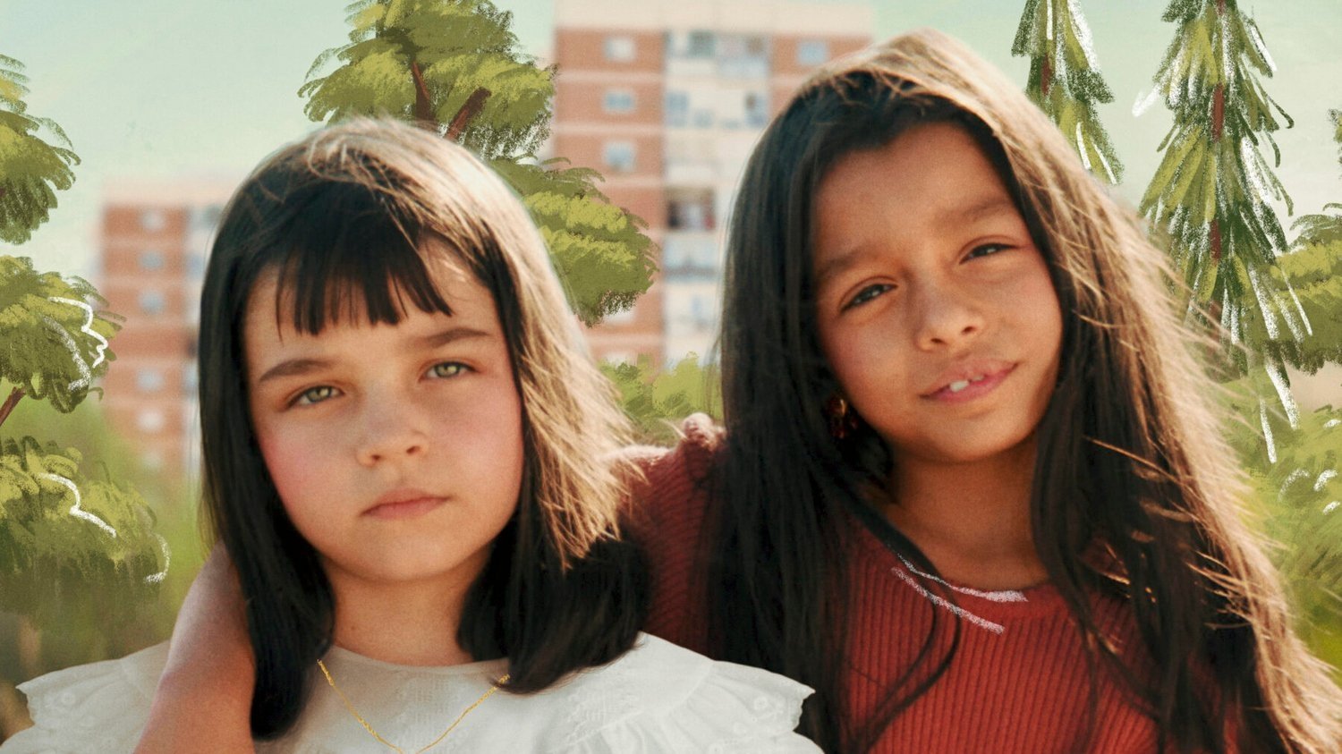 La niña de la cabra Background