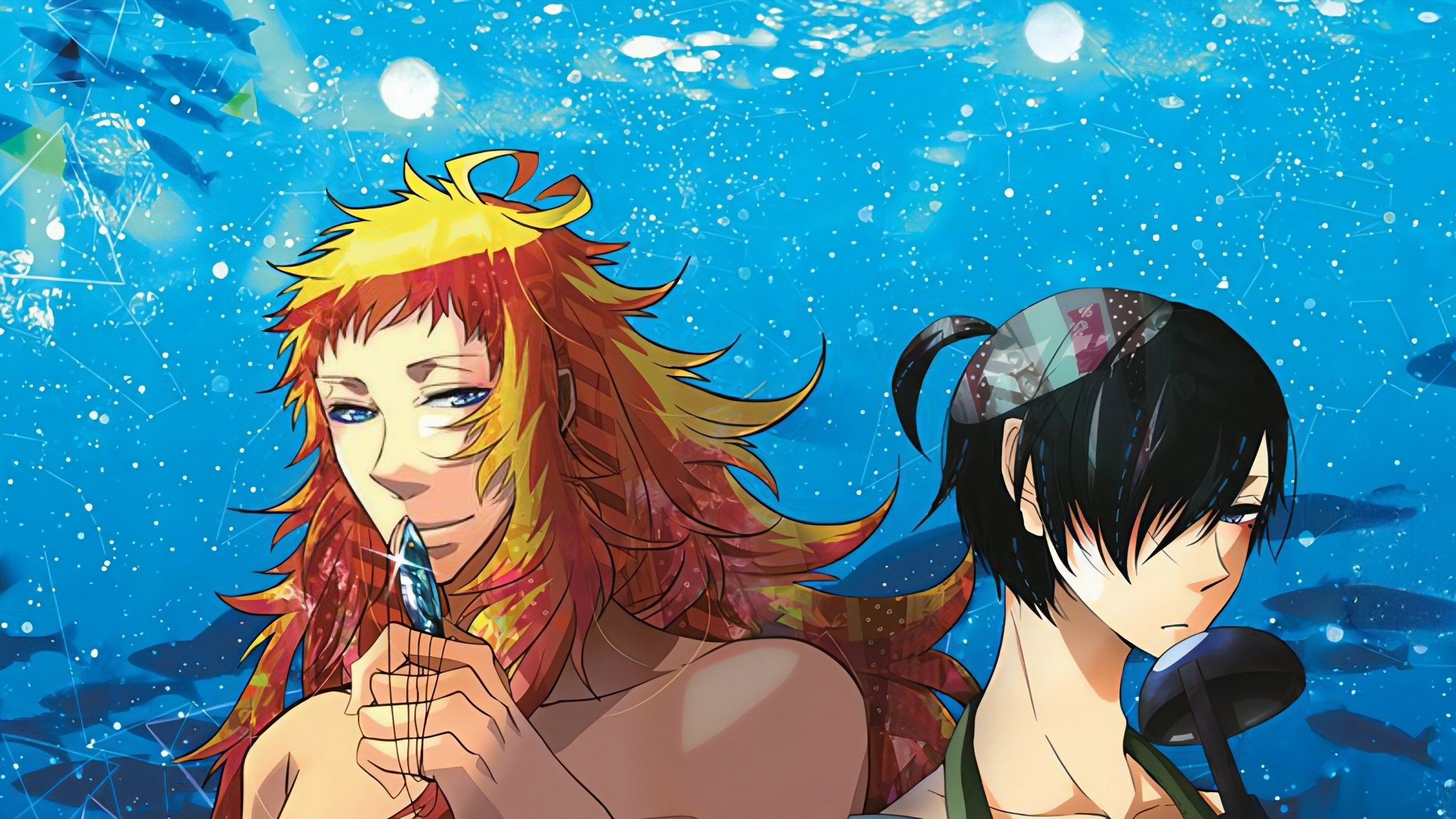 This Boy Caught a Merman Background