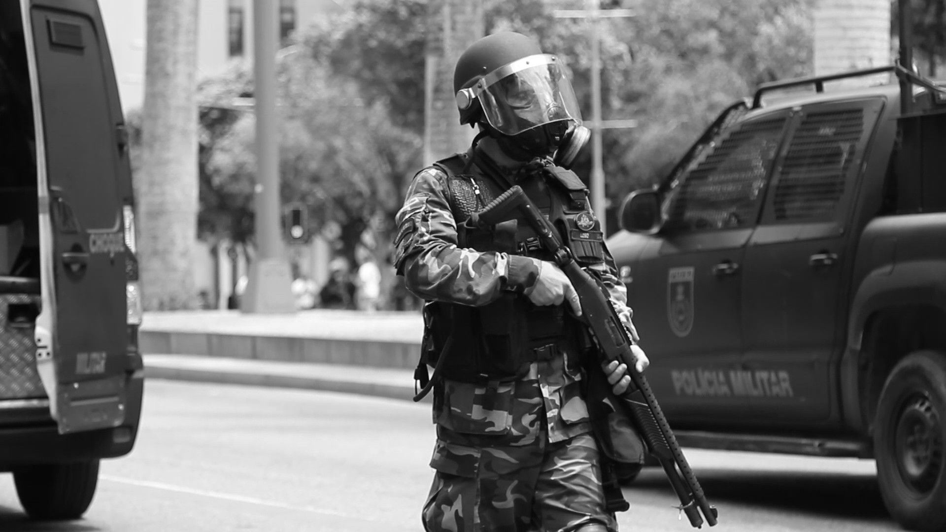 Life in Gray Background