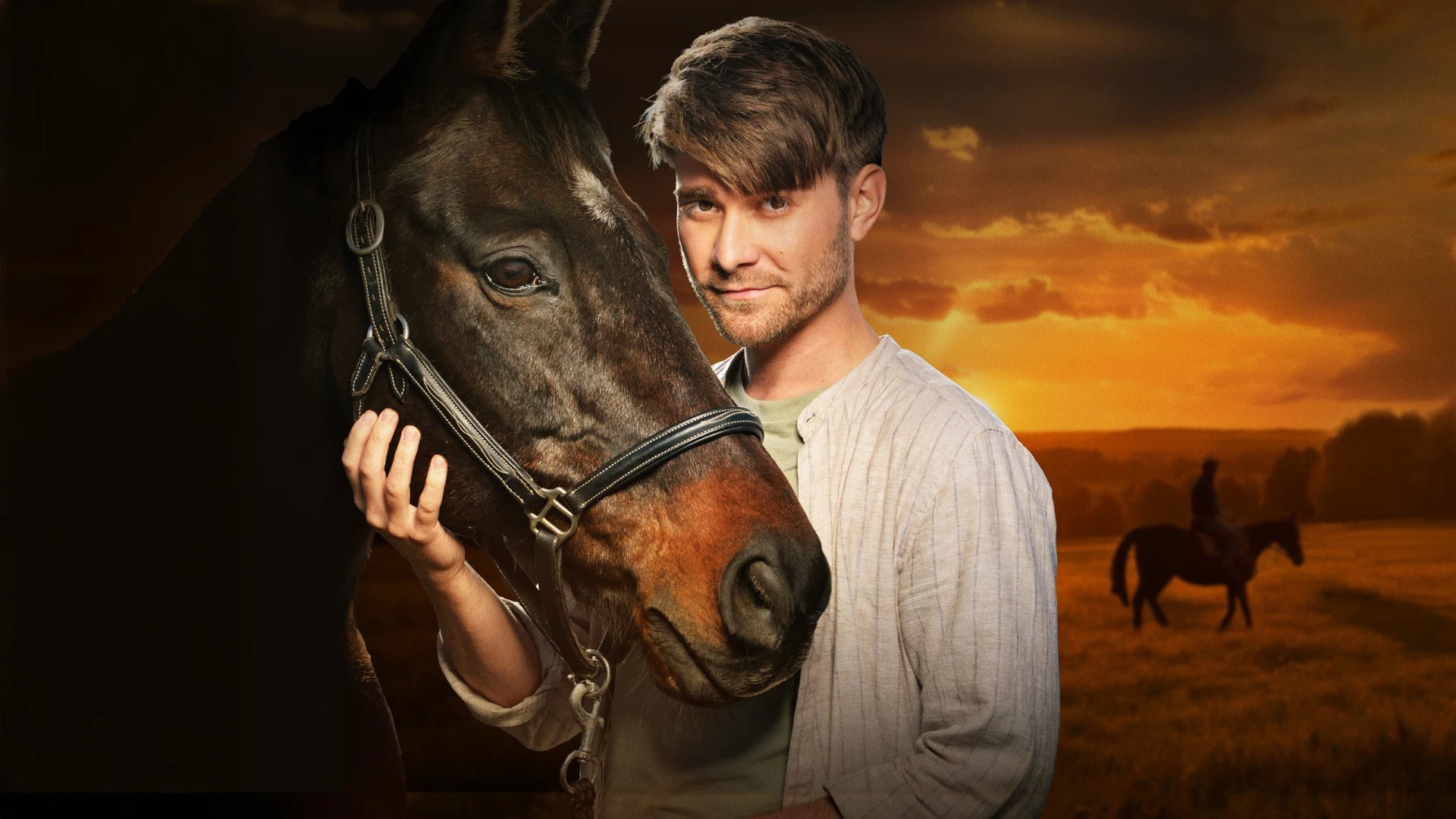 O lidech a koních Background