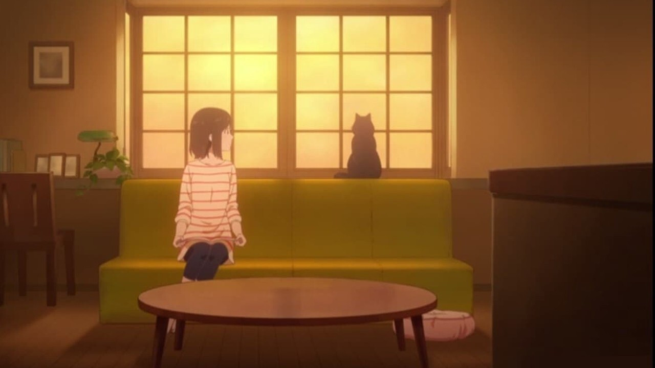 She and Her Cat: Everything Flows Background