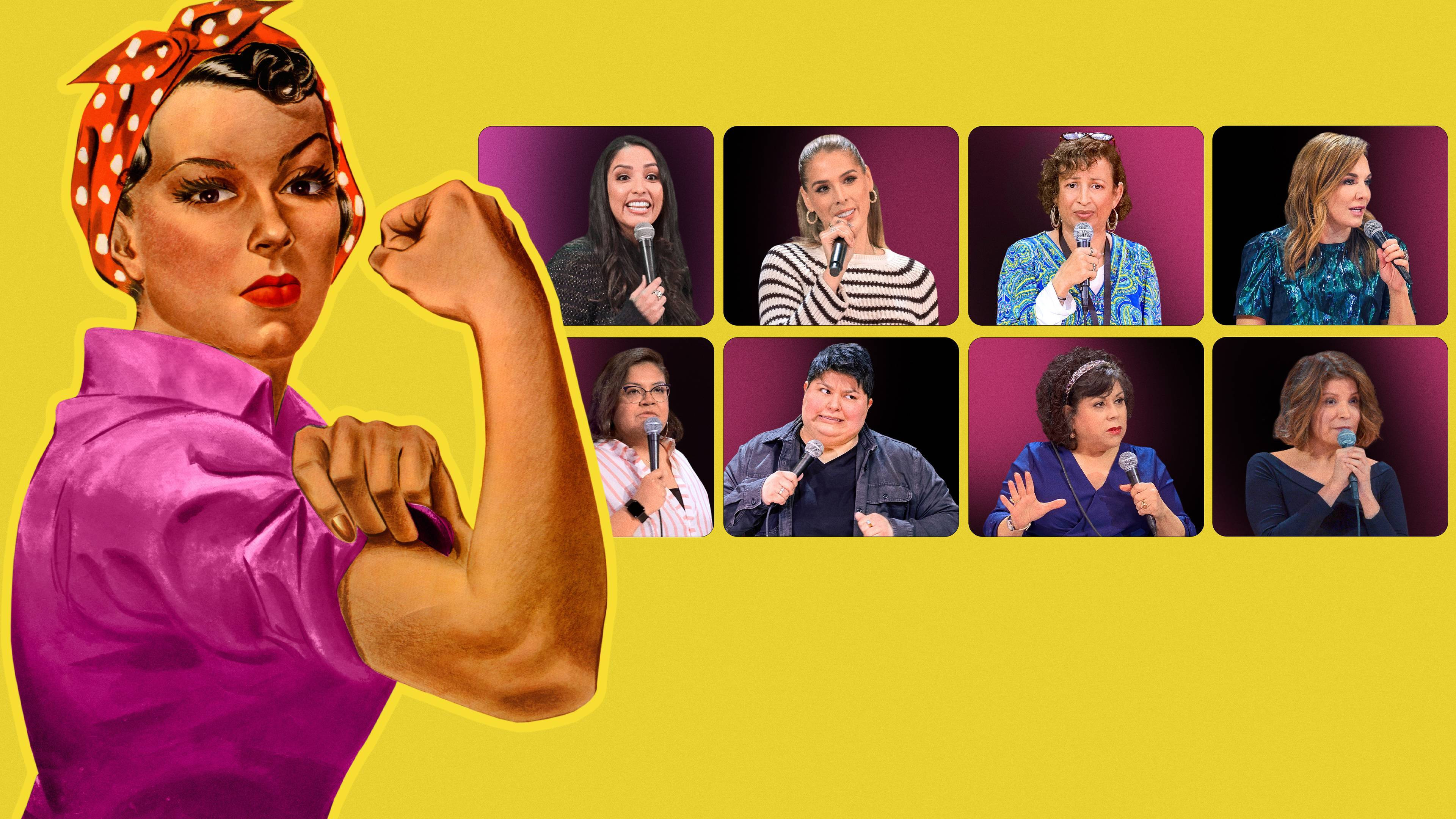 Comedy Chingonas Background