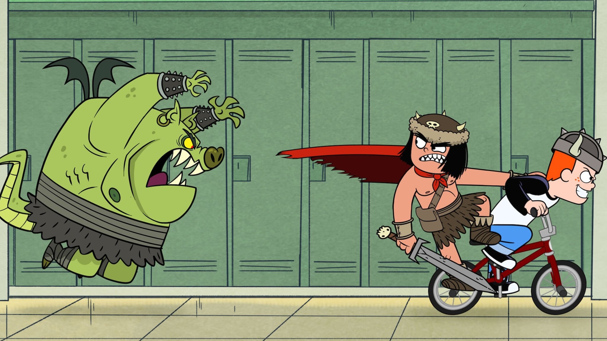 Fangbone! Background