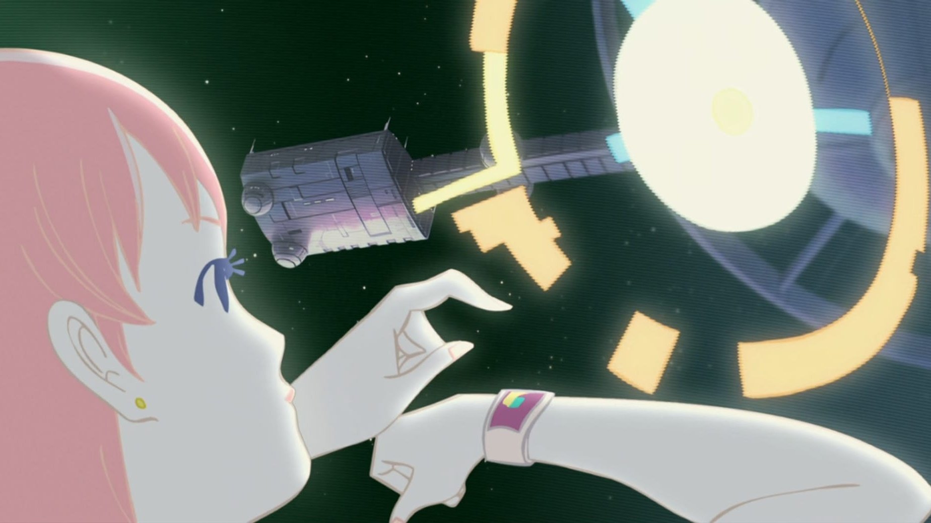 A Flying City Plan Background