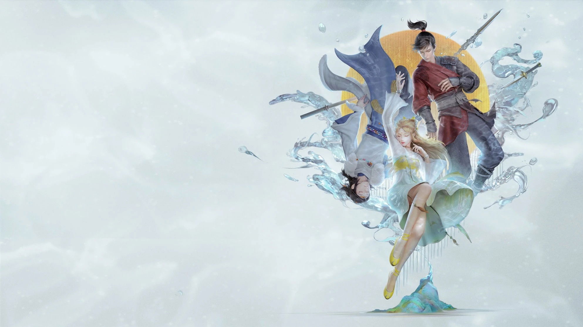 Novoland Eagle Flag Background