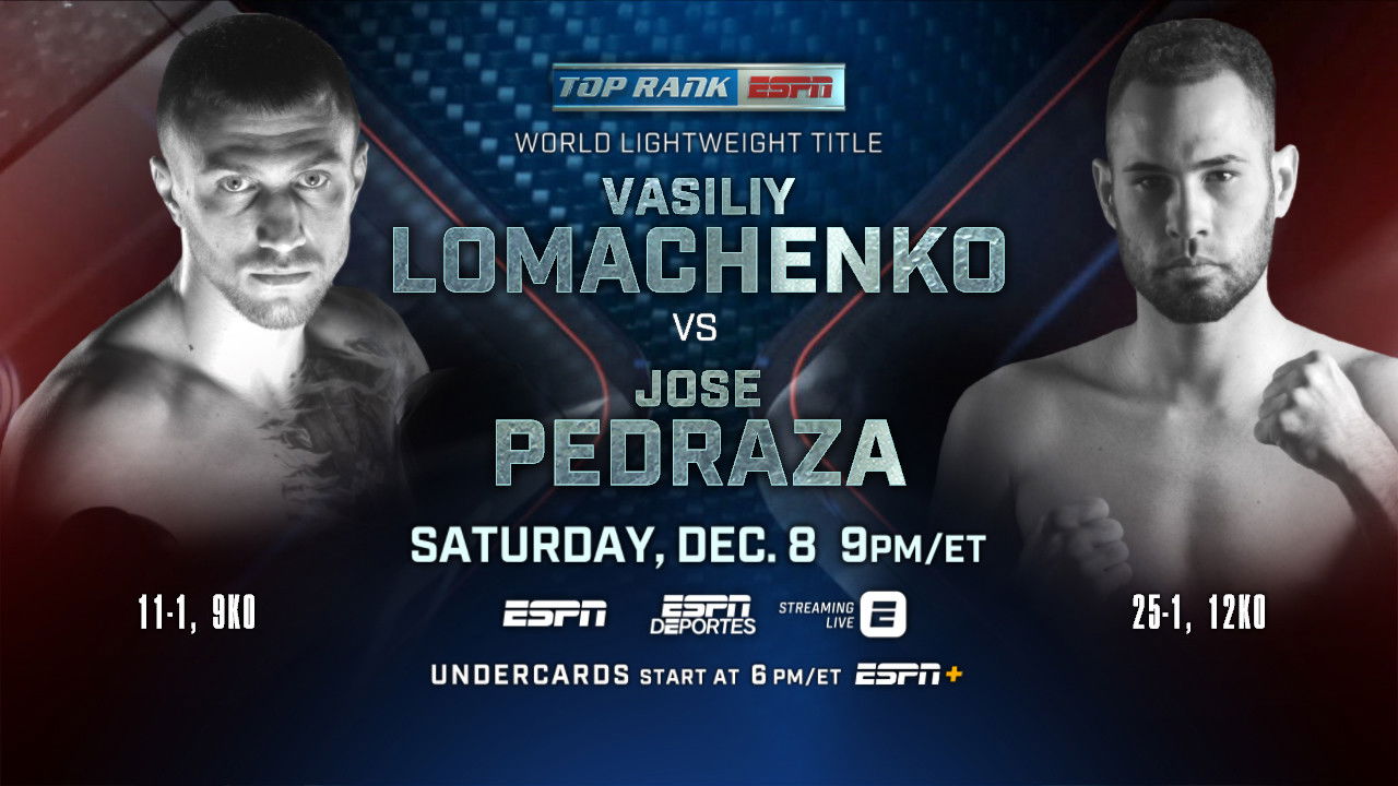 Vasyl Lomachenko vs. Jose Pedraza Background