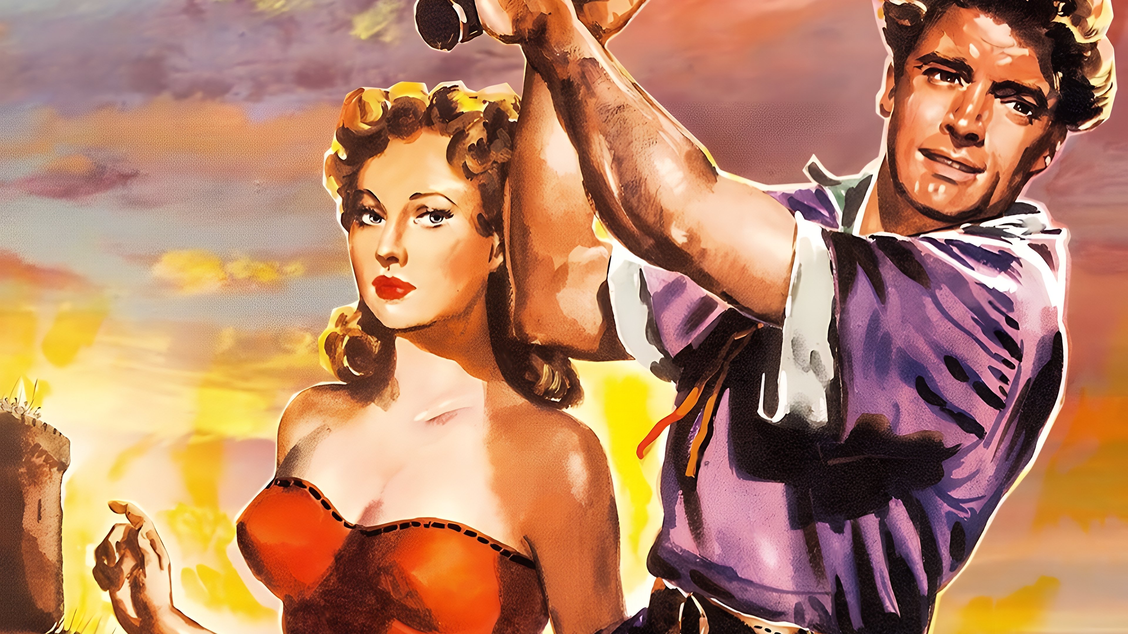 The Flame and the Arrow Background