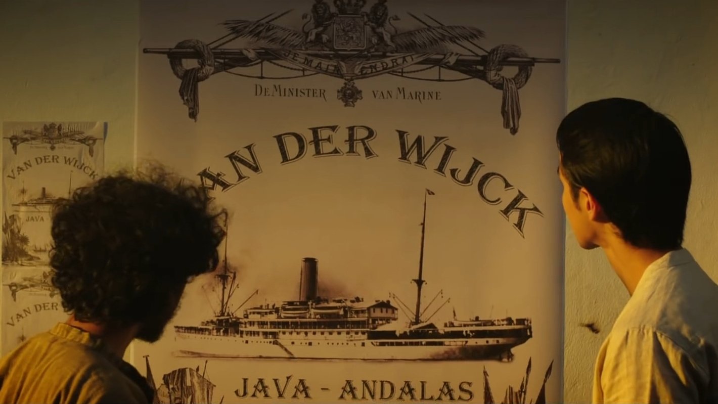 The Sinking of Van Der Wijck Background