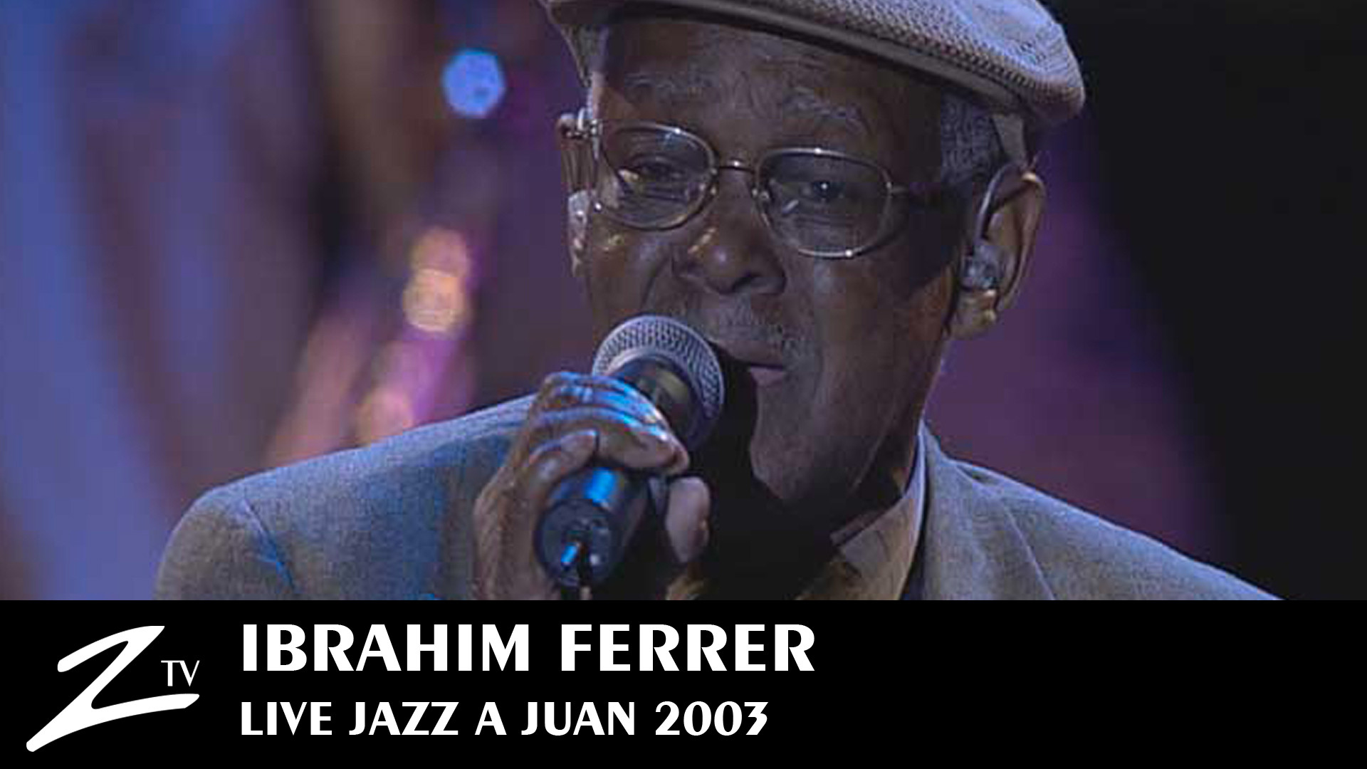 Ibrahim Ferrer at Juan-les-Pins Background