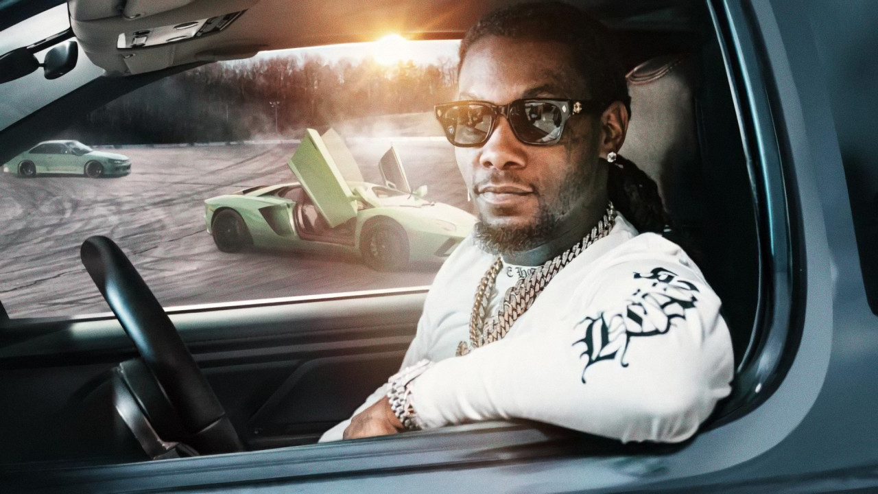 Skrrt with Offset Background