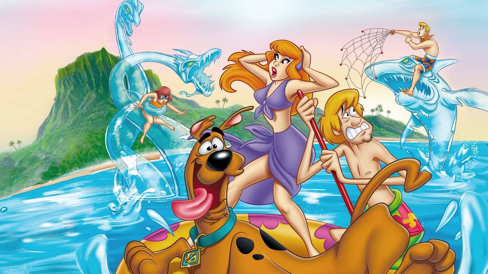 Scooby-Doo! and the Beach Beastie Background