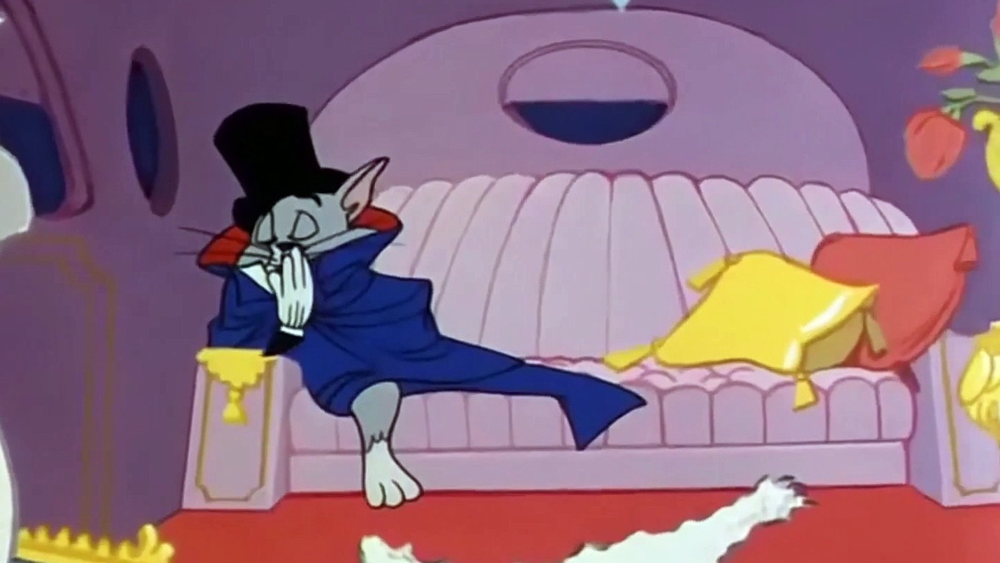 The Cat Above and the Mouse Below Background