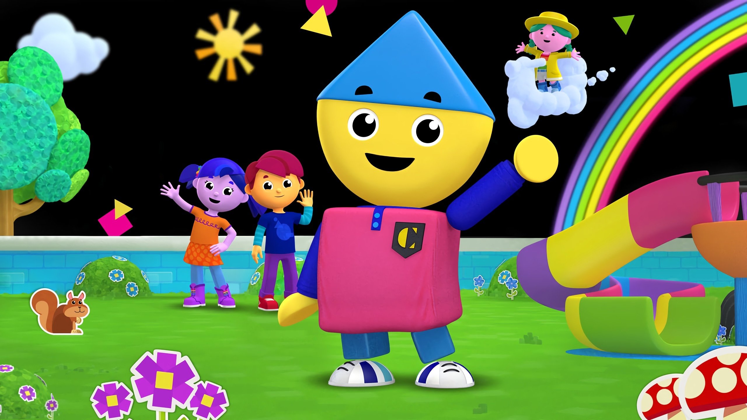 Charlie's Colorforms City Background