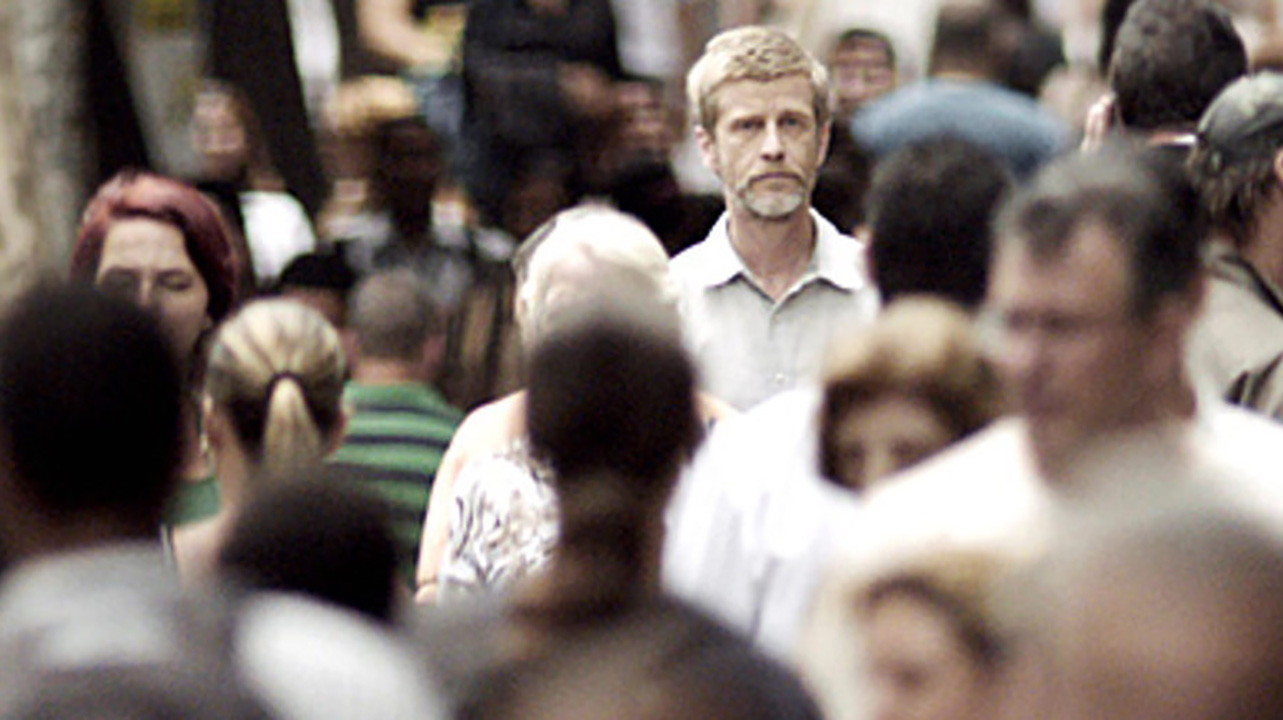 The Man of the Crowd Background