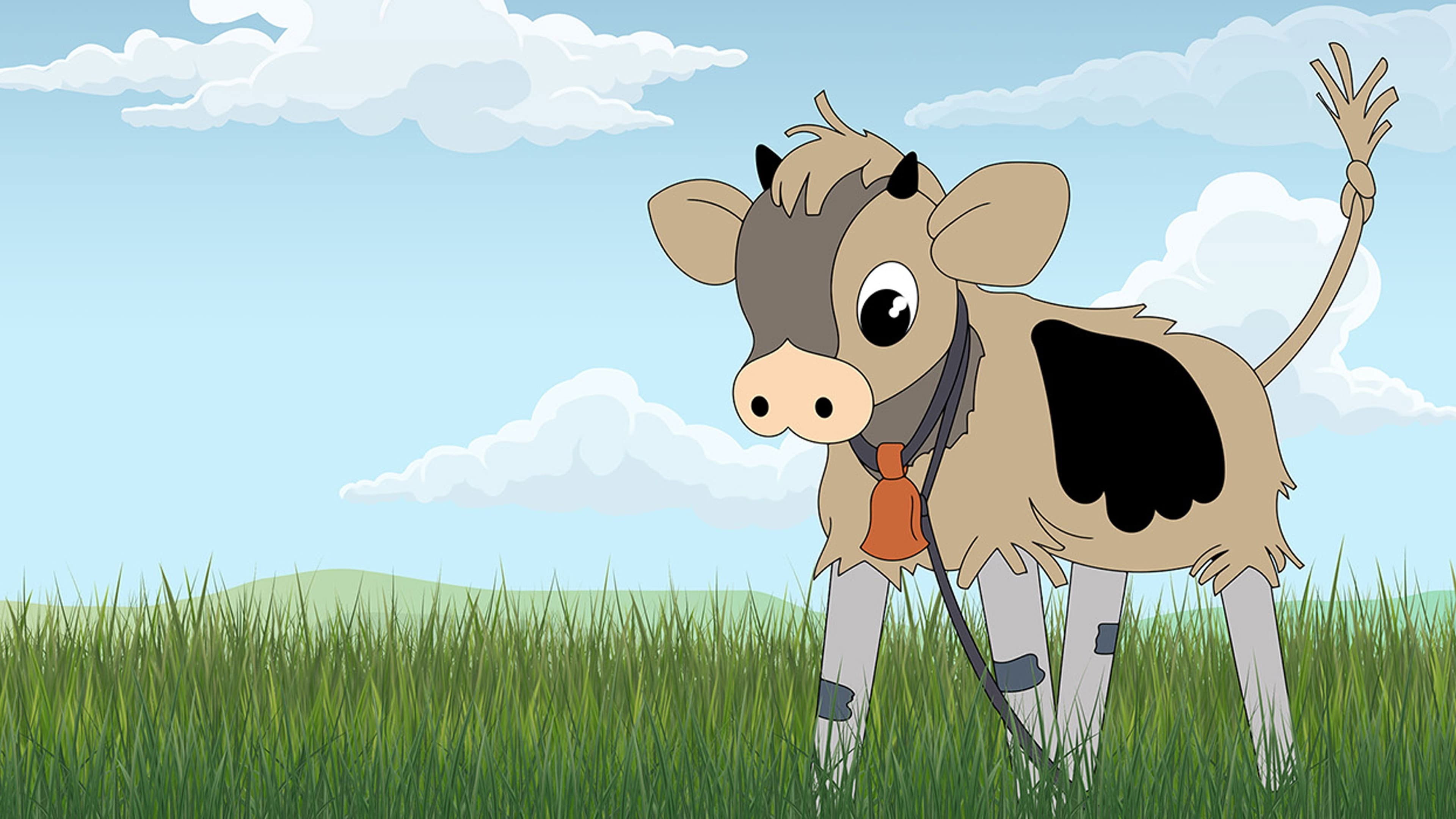 Little Straw Bull Background