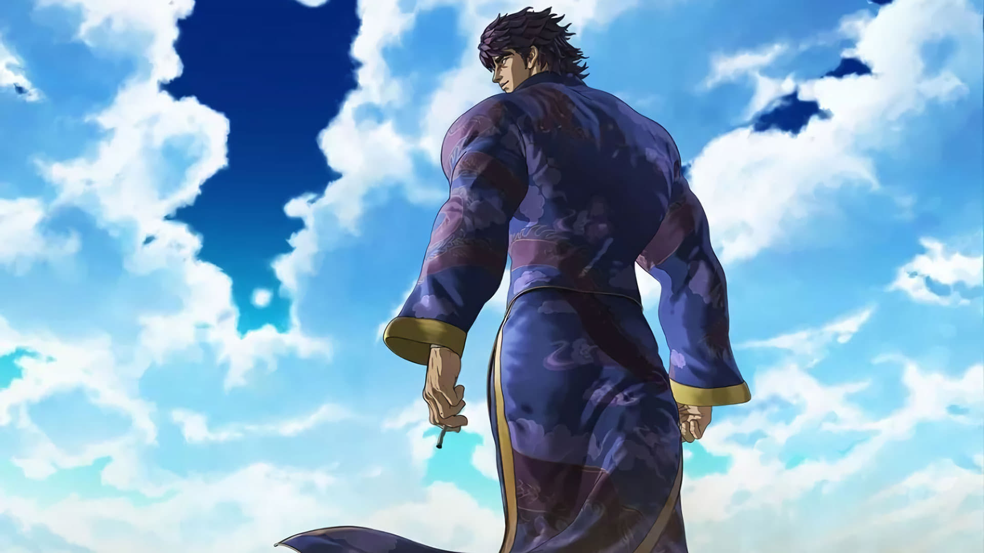 Fist of the Blue Sky Background