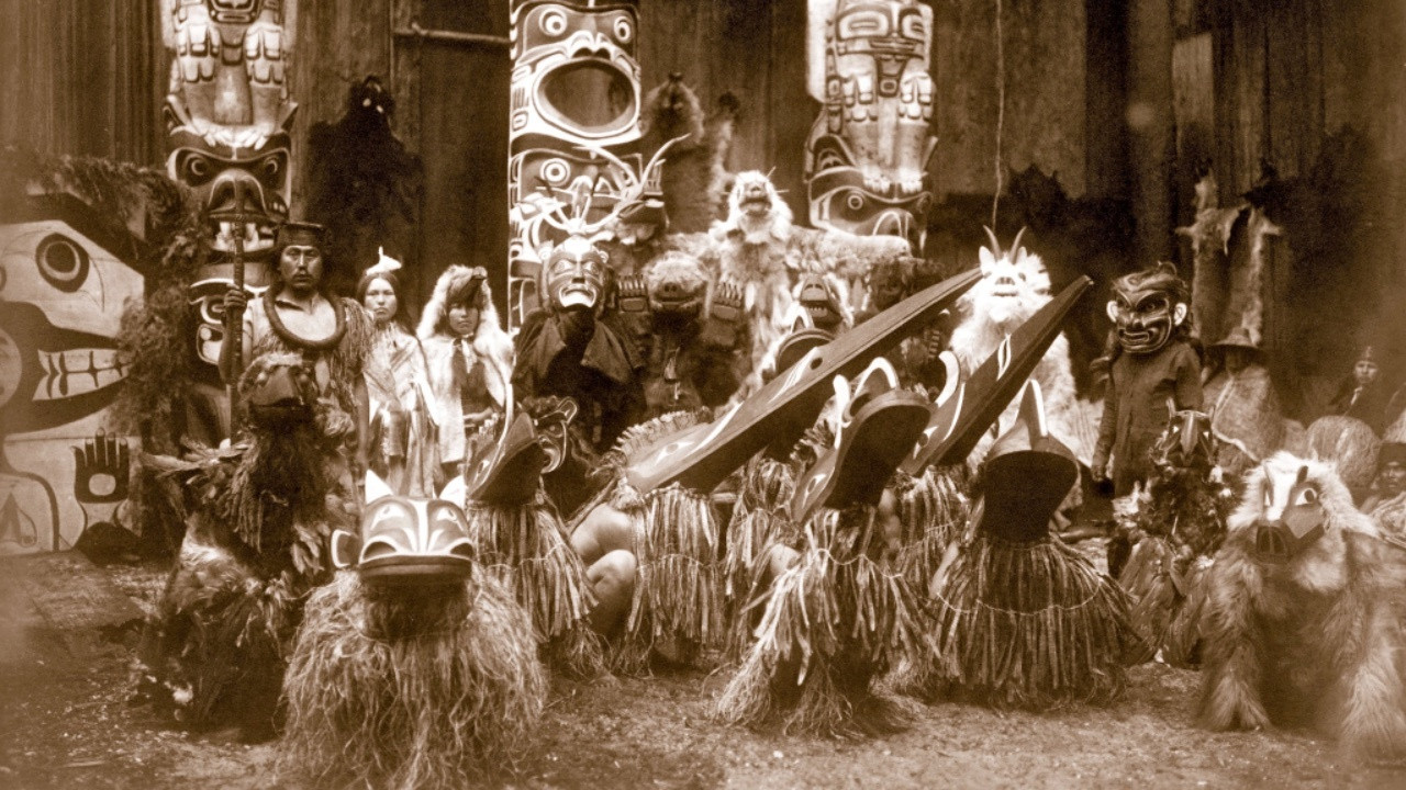 In the Land of the Head Hunters Background