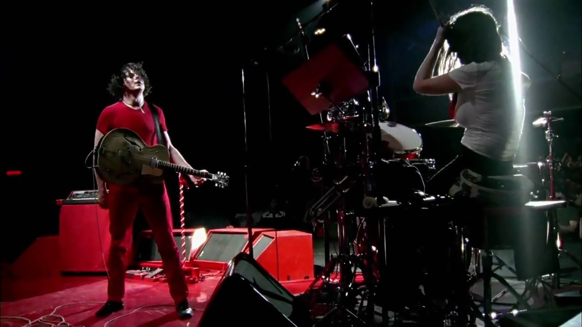 The White Stripes: Under Great White Northern Lights Background