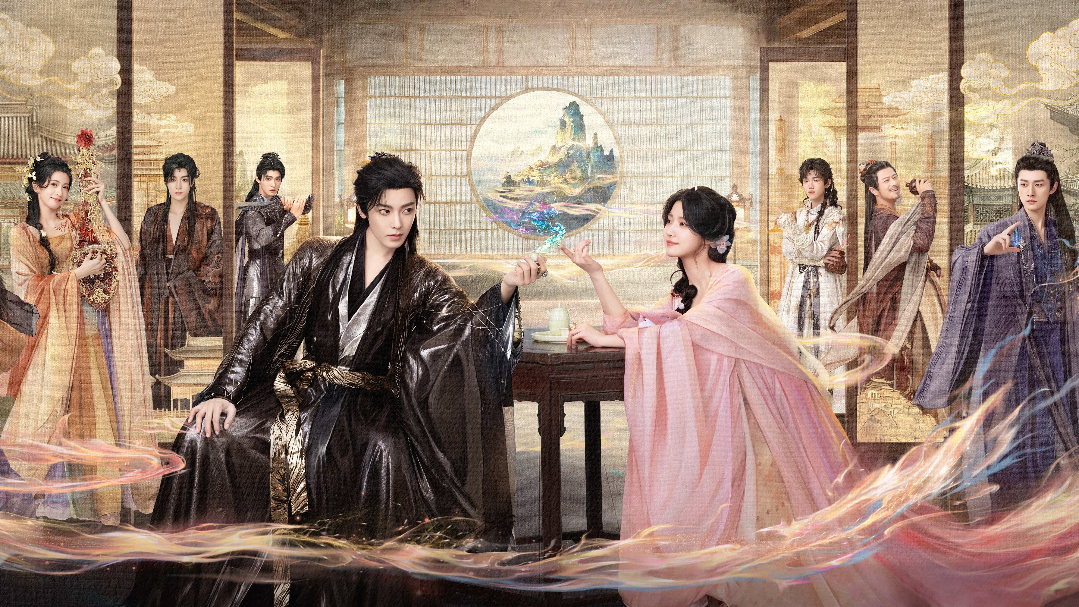 Love in the Clouds Background