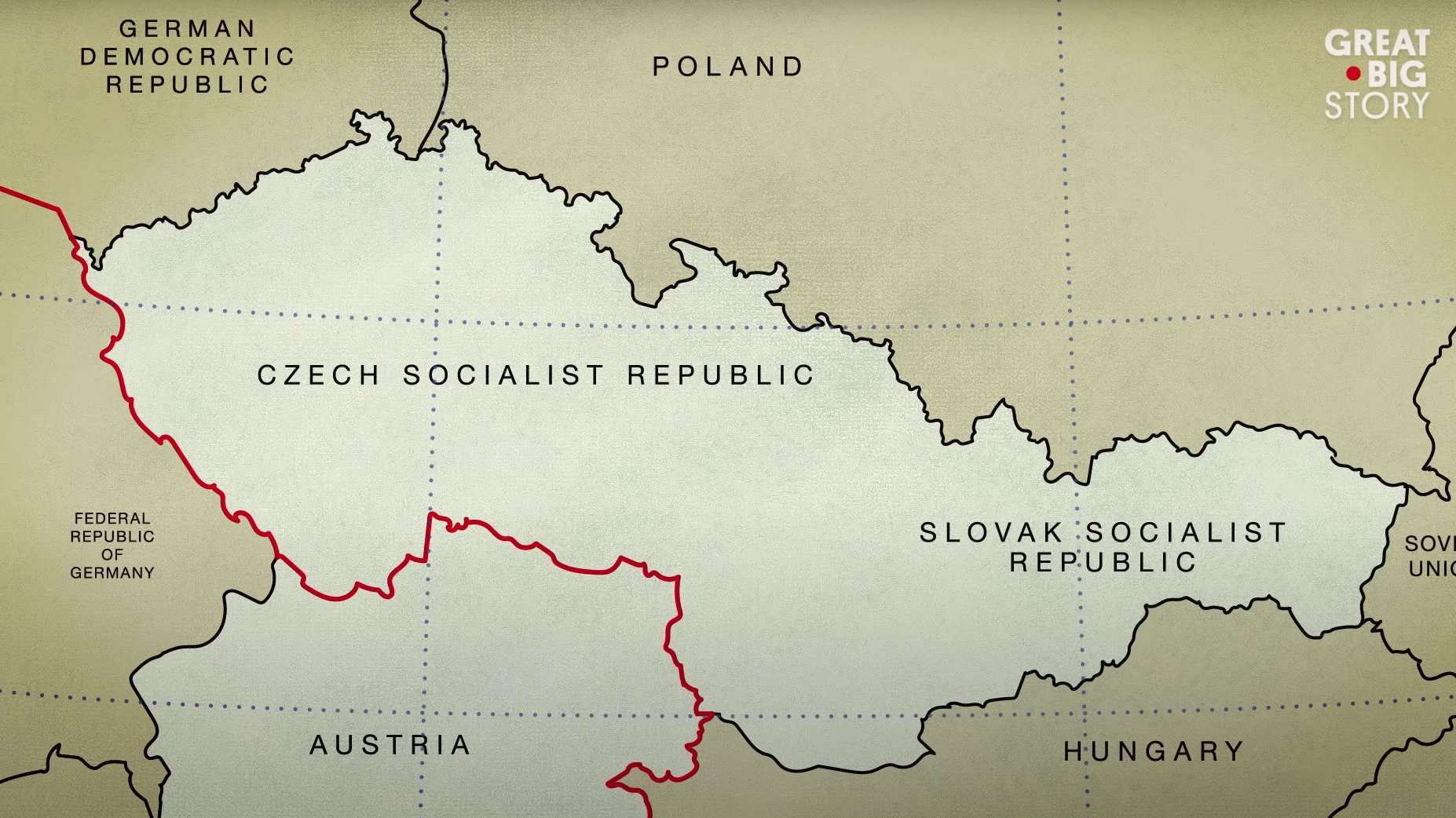 This Man Escaped the Iron Curtain by Zip Line Background