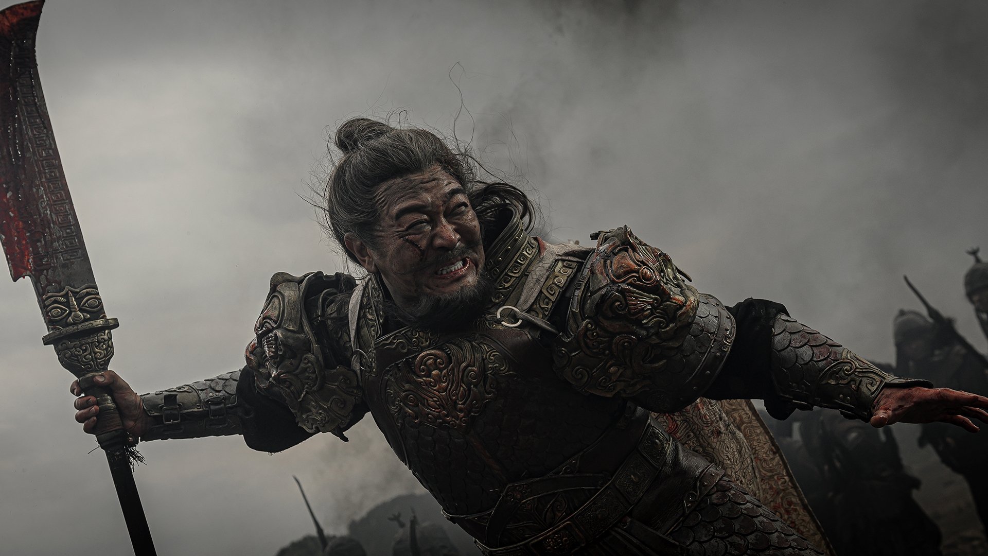 Nine-Ring Golden Dagger Background