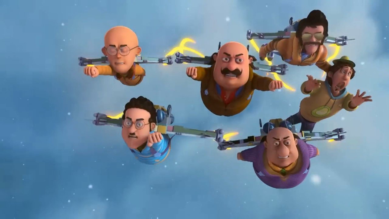 Motu Patlu Dangerous Road Trip in Switzerland Background