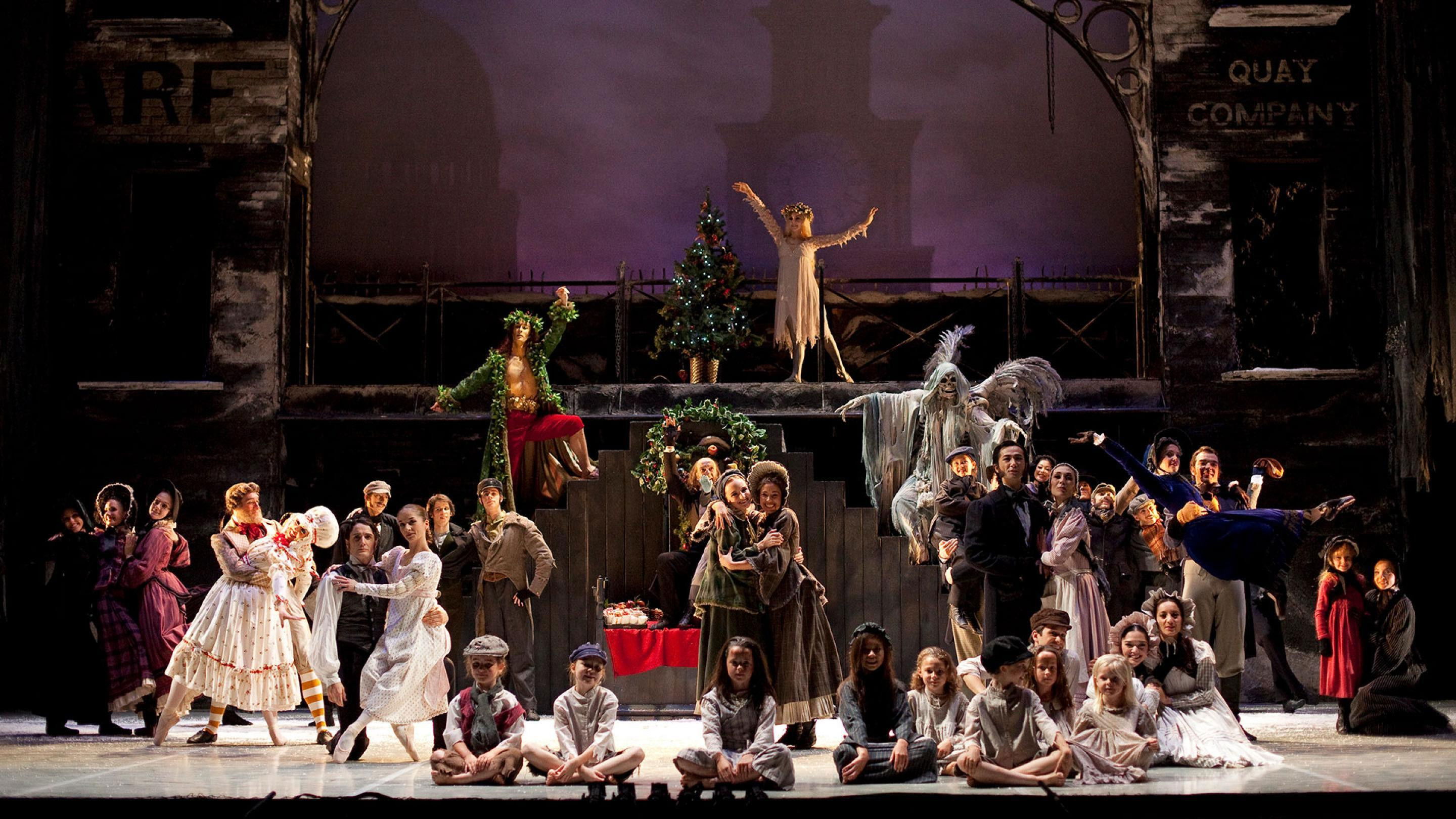 Northern Ballet's A Christmas Carol Background