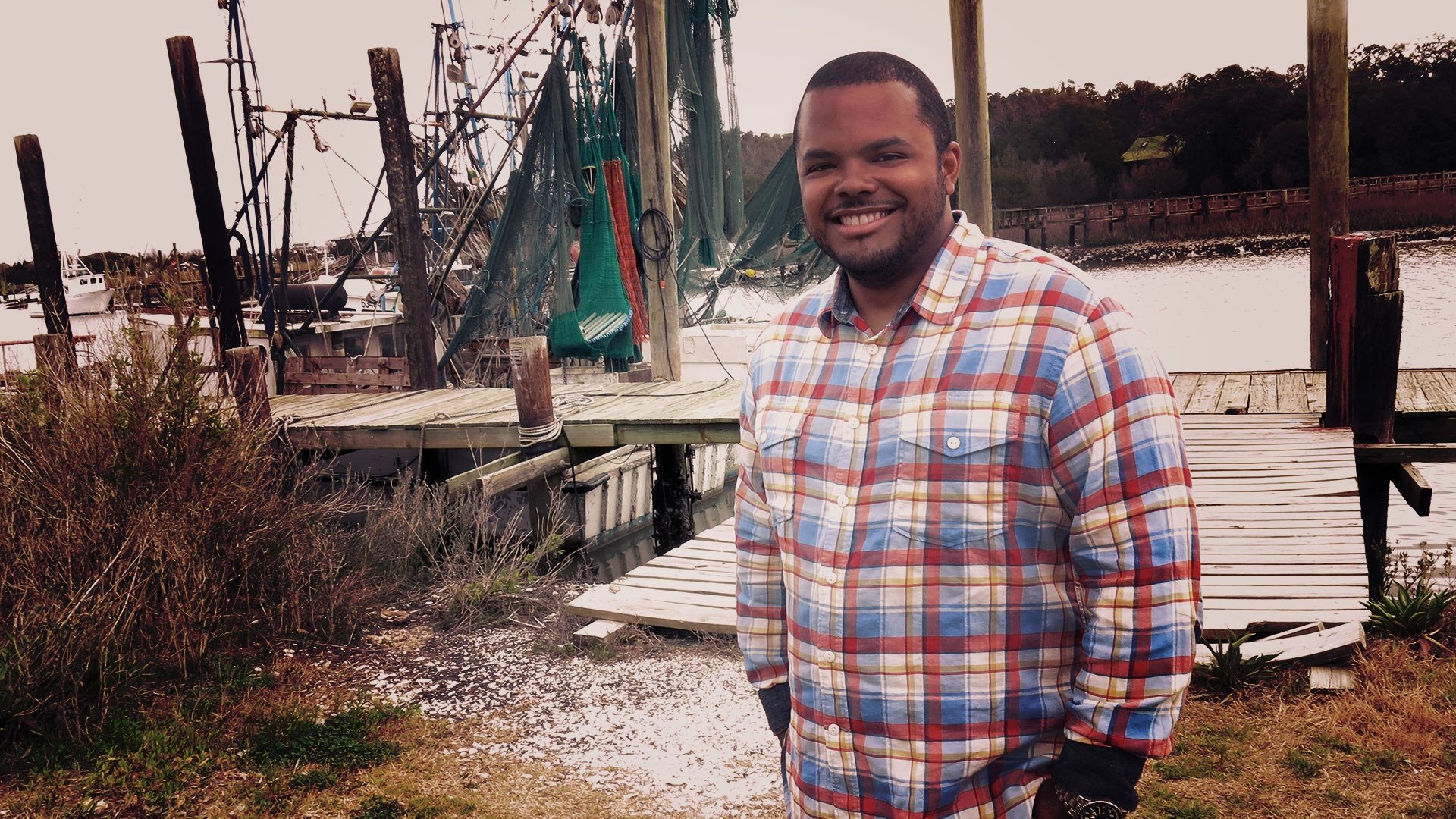 Man, Fire, Food Background