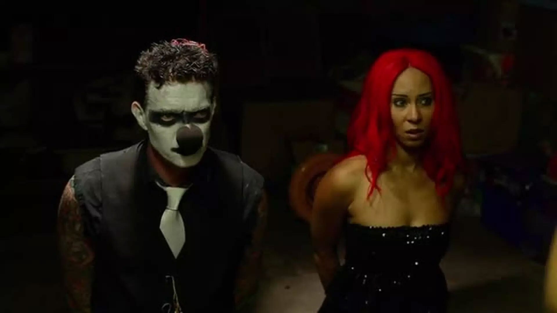 Female Zombie Riot Background