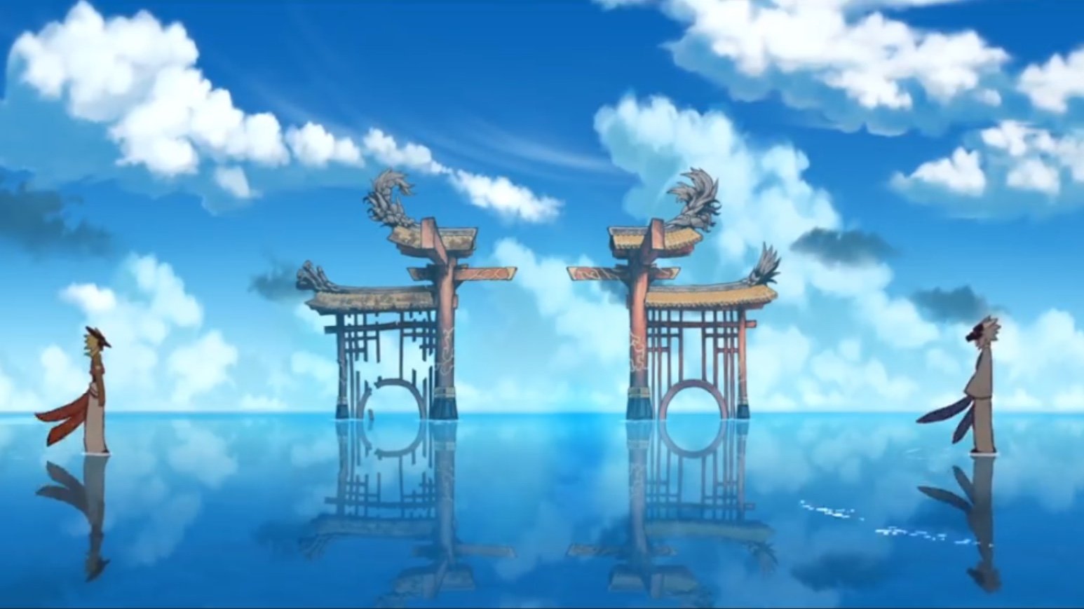 Garda of the Traditional Country Background