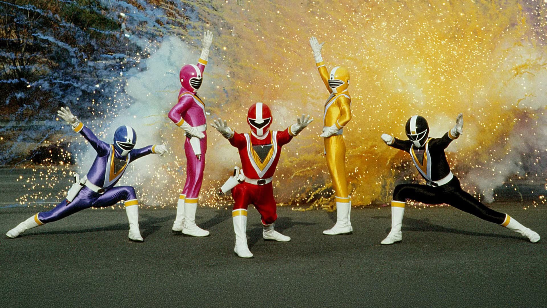 Chikyuu Sentai Fiveman Background