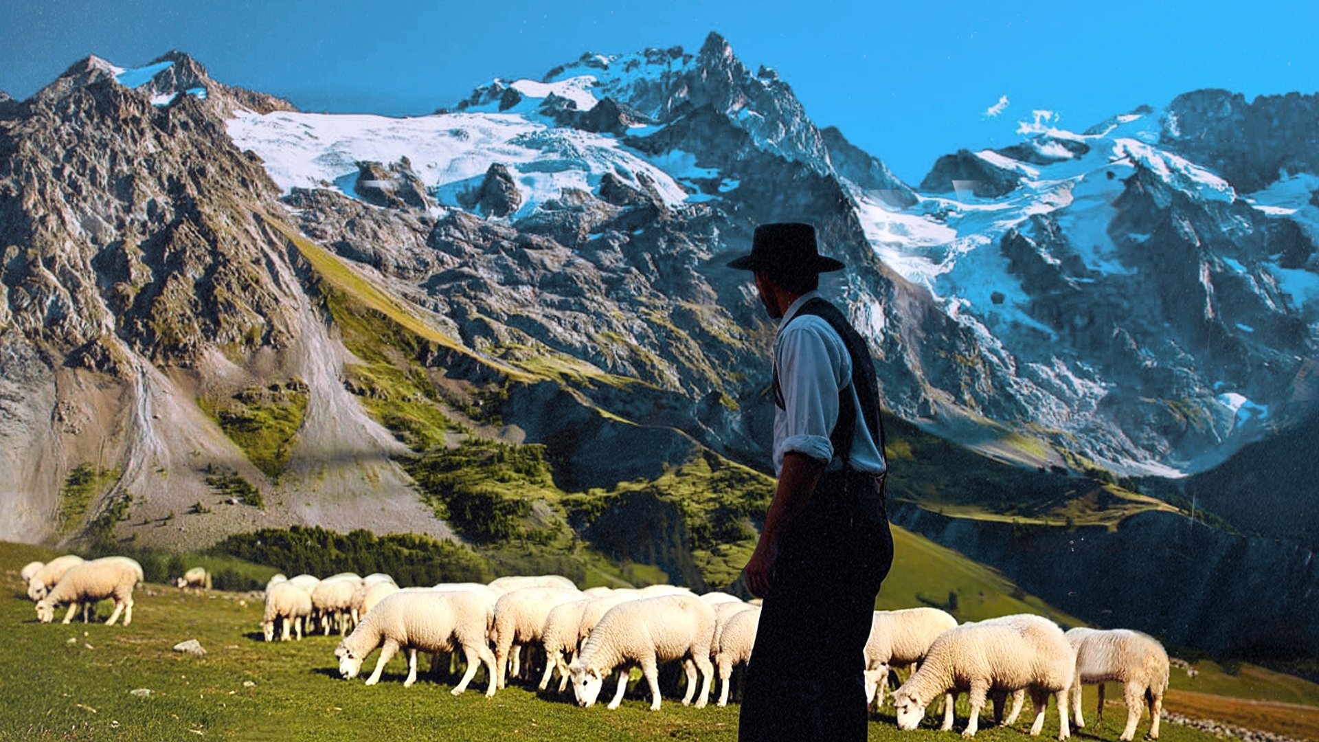 The Conquest Of La Meije Background