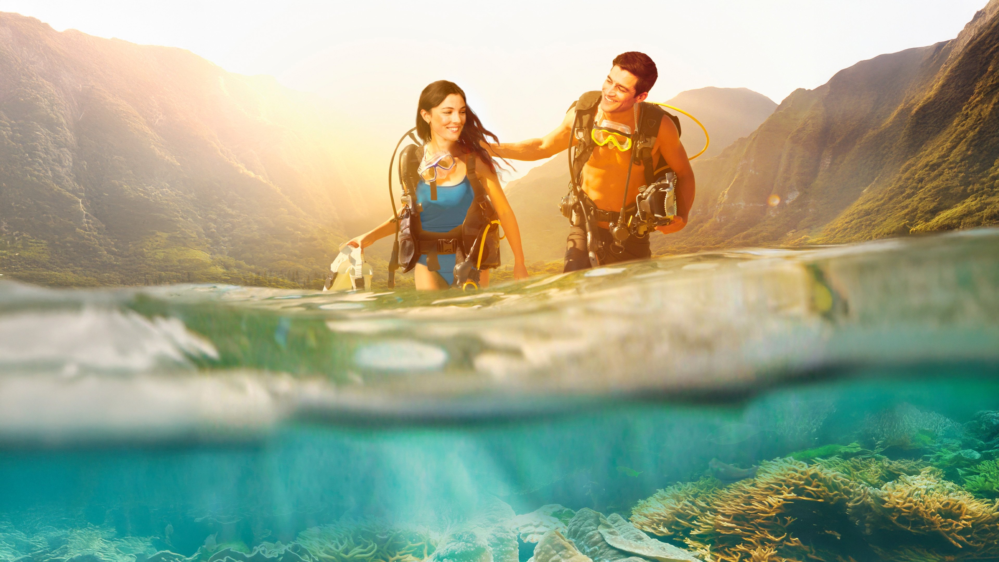 Love in Tahiti Background