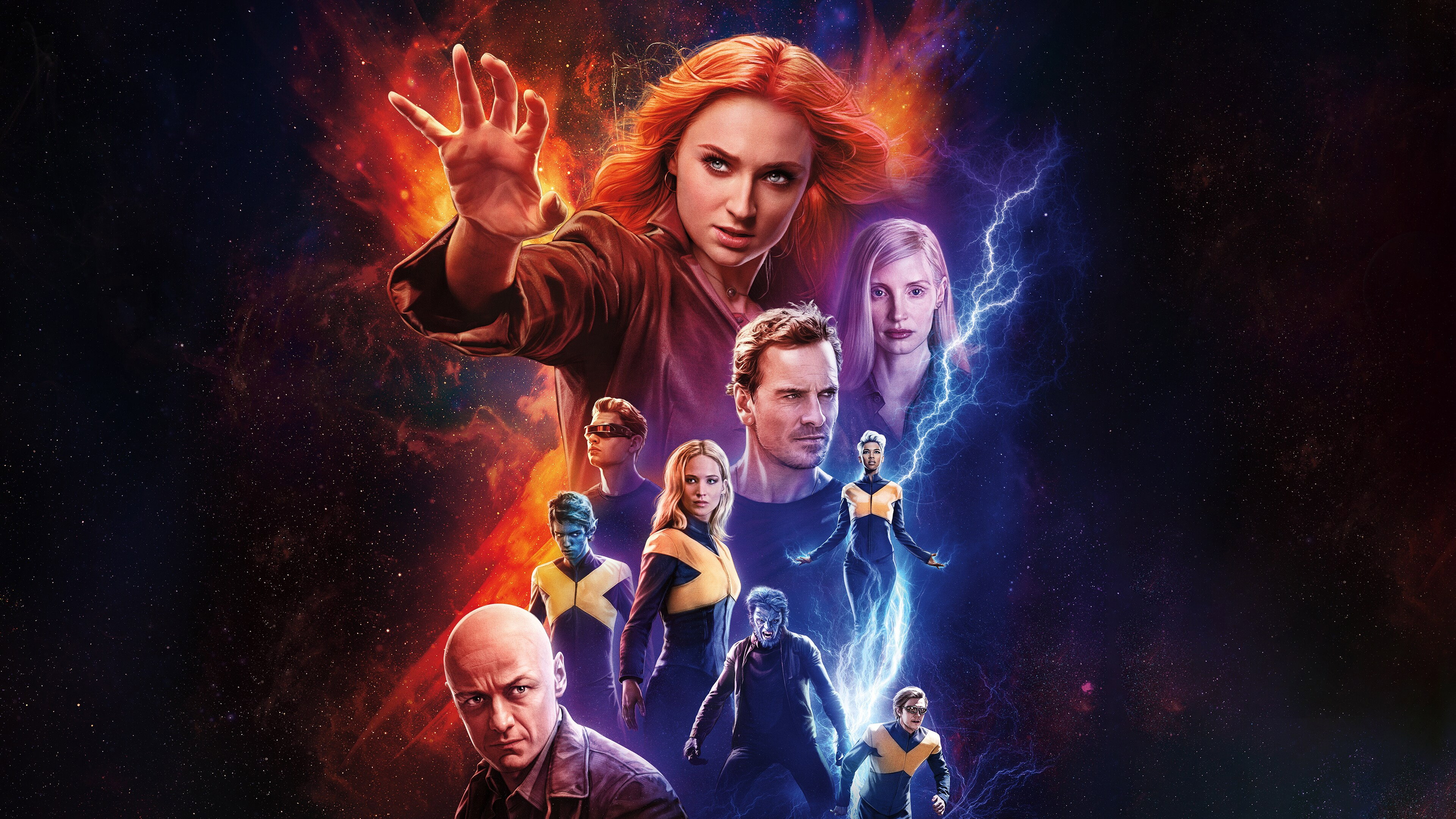 Dark Phoenix Background