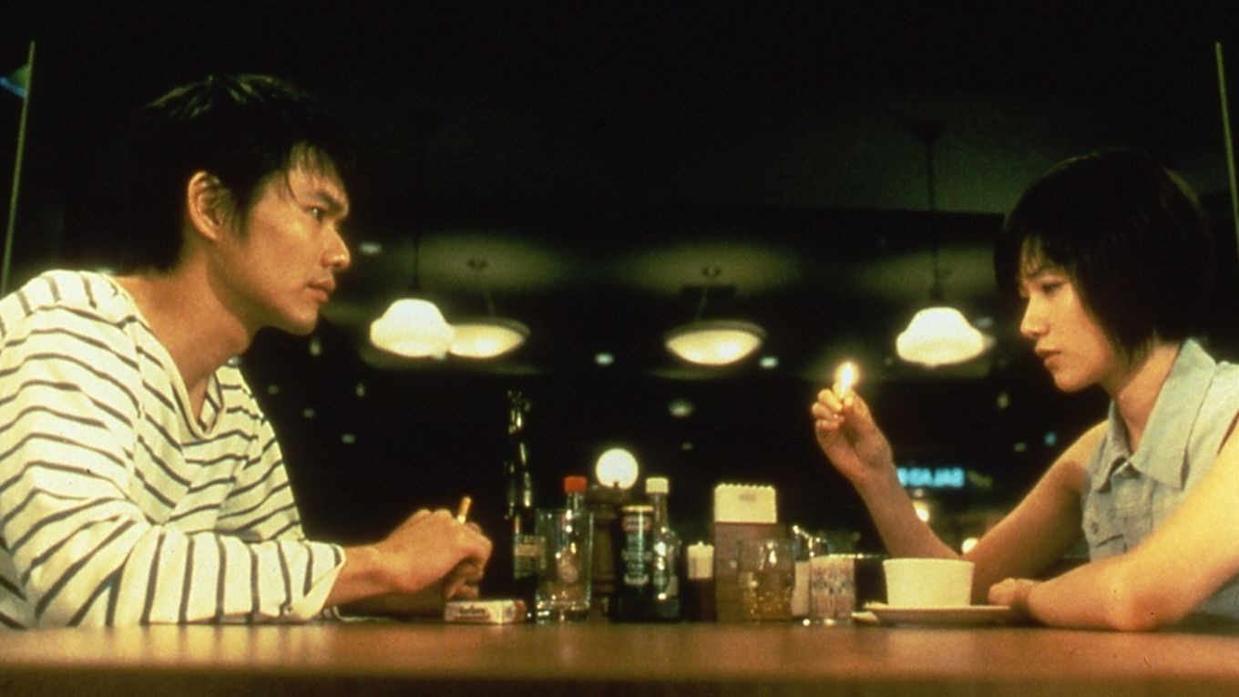 Falling into the Evening Background